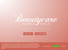 Screenshot der Domain beautycare-andrea-thiele.de