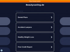 Screenshot der Domain beautycasting.de