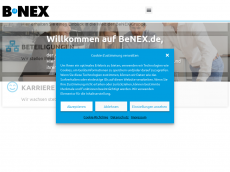 Screenshot der Domain benex-gmbh.de