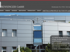 Screenshot der Domain bensinger.de