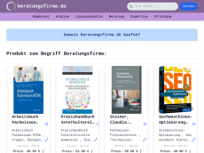 Screenshot der Domain beratungsfirma.de