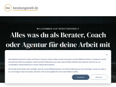 Screenshot der Domain beratungswelt.de
