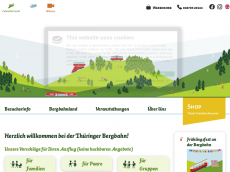 Screenshot der Domain bergbahnregion.de