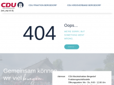 Screenshot der Domain bergedorf2015.de