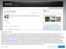 Screenshot der Domain bergradler.wordpress.com