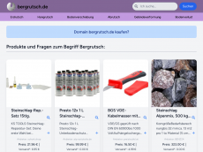 Screenshot der Domain bergrutsch.de