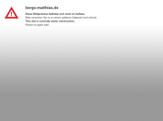 Screenshot der Domain bergs-matthias.de