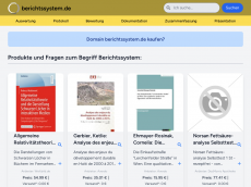 Screenshot der Domain berichtssystem.de