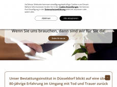 Screenshot der Domain bestattungen-beltermann.de