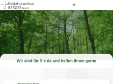 Screenshot der Domain bestattungen-berges.de