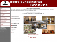 Screenshot der Domain bestattungen-broexkes.de