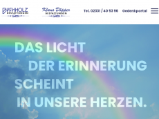 Screenshot der Domain bestattungen-buchholz.de
