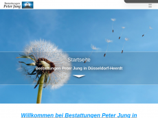 Screenshot der Domain bestattungen-heerdt.de