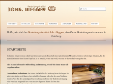 Screenshot der Domain bestattungen-heggen.de