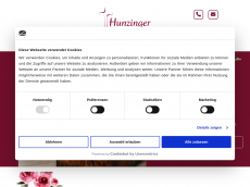 Screenshot der Domain bestattungen-hunzinger.de