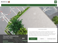 Screenshot der Domain betonkongress.de