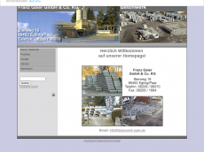 Screenshot der Domain betonwerk-gaier.de