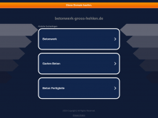 Screenshot der Domain betonwerk-gross-hehlen.de