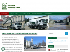 Screenshot der Domain betonwerk-hentzschel.de