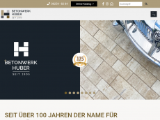 Screenshot der Domain betonwerk-huber.de