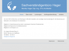 Screenshot der Domain bewertung-hager.de