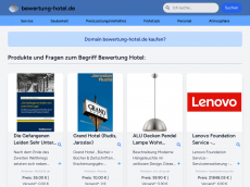 Screenshot der Domain bewertung-hotel.de