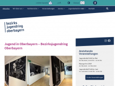 Screenshot der Domain bezirksjugendring-oberbayern.de