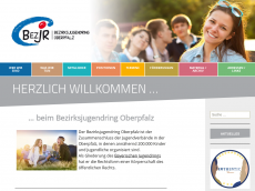 Screenshot der Domain bezirksjugendring-oberpfalz.de