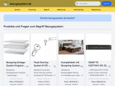 Screenshot der Domain bezugssystem.de