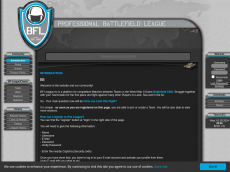 Screenshot der Domain bf-league.eu