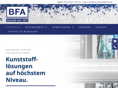 Screenshot der Domain bfa-apparatebau.de