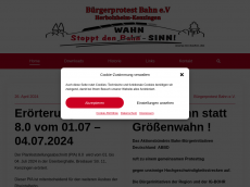 Screenshot der Domain bi-bahn.de