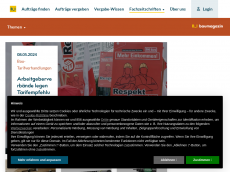 Screenshot der Domain bi-baumagazin.de