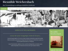 Screenshot der Domain biemuehle.de