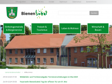 Screenshot der Domain bienenbuettel.de