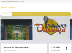 Screenshot der Domain bienenhof-vulkaneifel.de