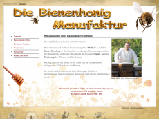 Screenshot der Domain bienenhonig-manufaktur.de