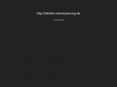 Screenshot der Domain bildakt-verkoerperung.de