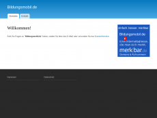 Screenshot der Domain bildungsmobil.de