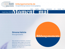 Screenshot der Domain bildungsmomente.de