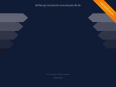 Screenshot der Domain bildungsnetzwerk-wesermarsch.de