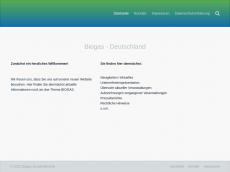 Screenshot der Domain biogas-deutschland.de