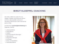 Screenshot der Domain birgit-kloeppel-coaching.de