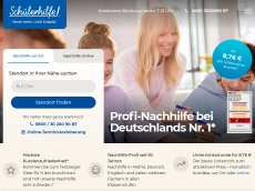 Screenshot der Domain bismark-nachhilfe.de