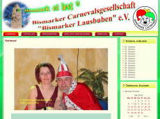 Screenshot der Domain bismarker-lausbuben.de