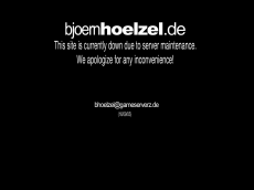 Screenshot der Domain bjoernhoelzel.de