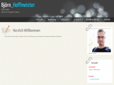 Screenshot der Domain bjoernhoffmeister.de