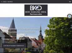 Screenshot der Domain bkd-anwaelte.de