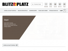 Screenshot der Domain blitzplatz.de