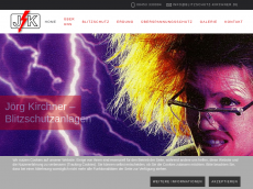 Screenshot der Domain blitzschutz-kirchner.de
